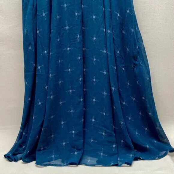 Torrid Sleeveless Dress Women's Size 0 Blue Gem Starburst Design Tank Top EUC - Picture 4 of 13